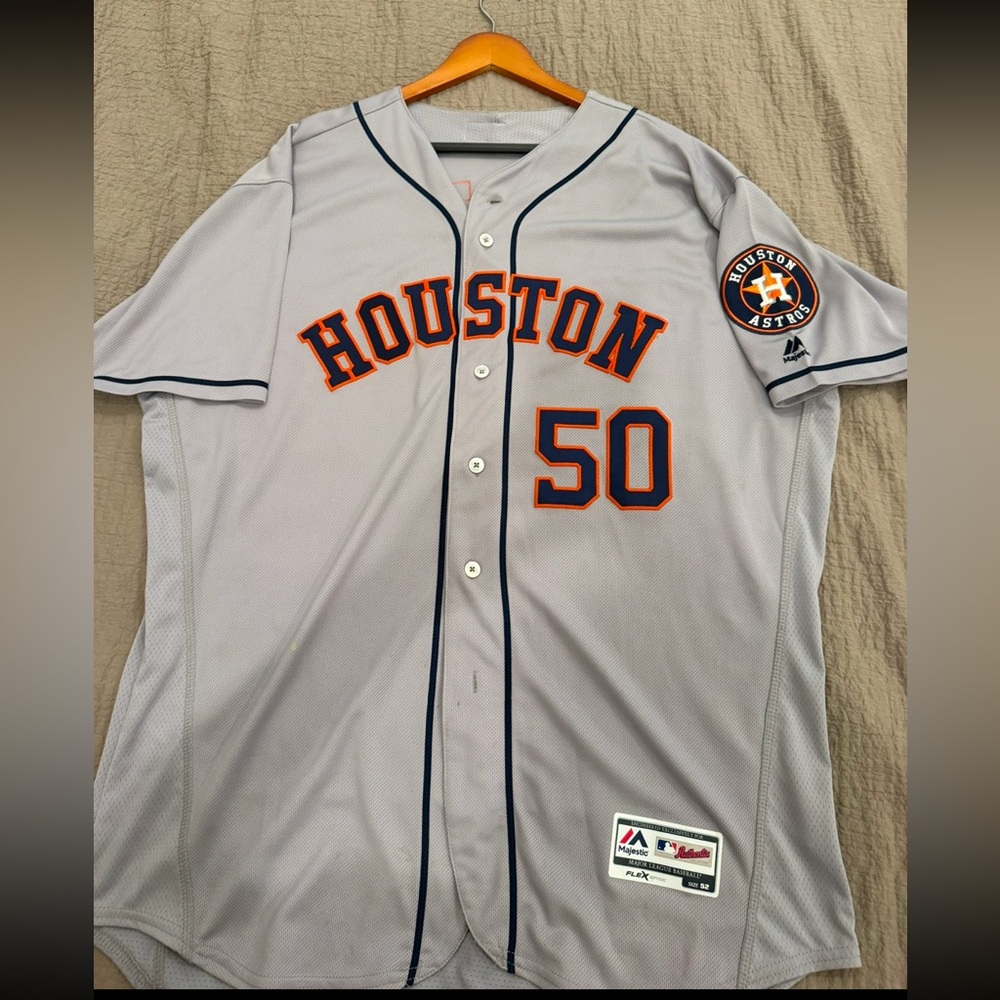 Majestic Authentic Gray Baseball Jersey